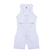 Minerva Quarter-Zip Yoga Romper - Light Colors